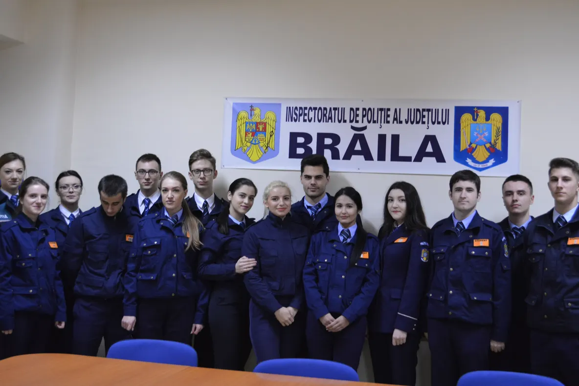 Viitori polițiști în practică la IPJ Brăila