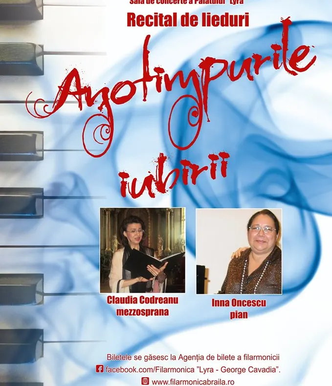 ”Anotimpurile iubirii” - recital de lieduri la Palatul Lyra