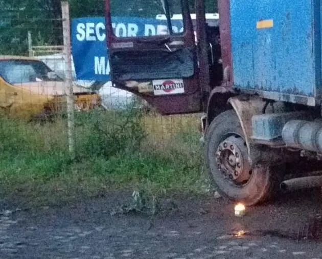 Omorât de mașina pe care lucra