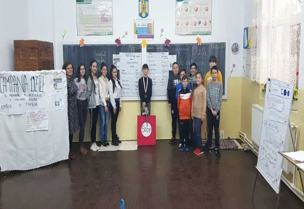 Campania 19 zile de activism și prevenire a abuzurilor asupra copiilor și tinerilor la Școala Surdila Greci