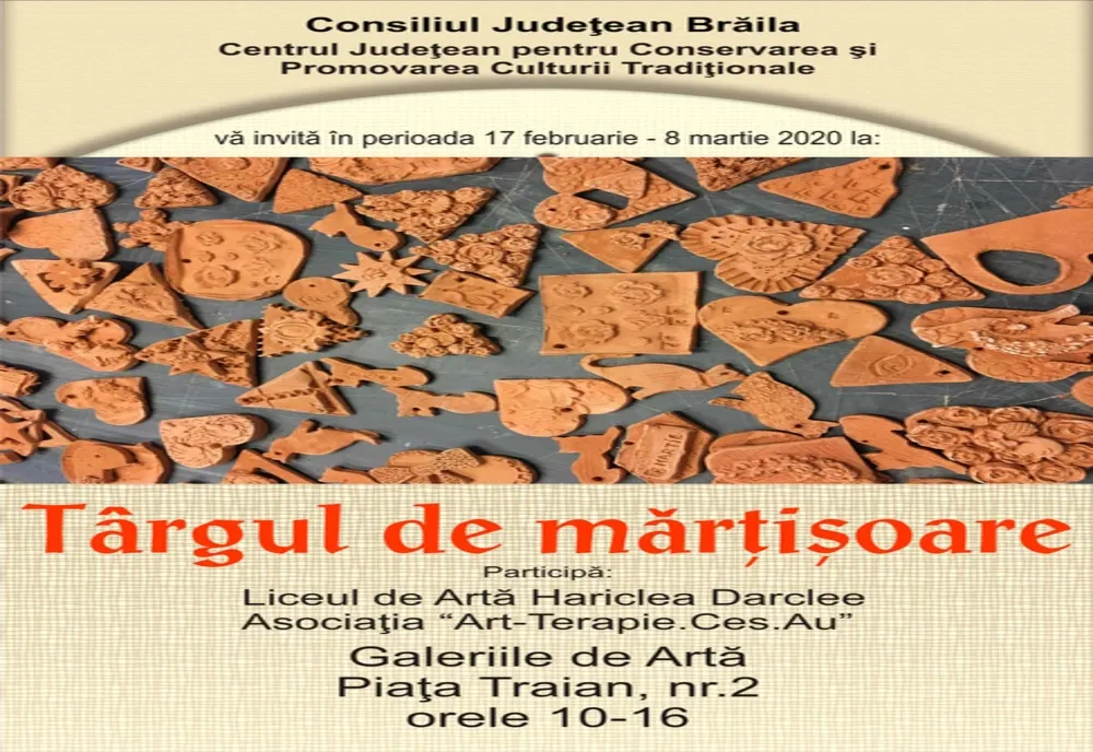 Târgul de mărțișoare la Galeriile de Artă