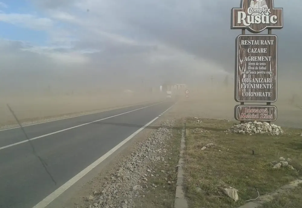 Fenomene meteo care au creat probleme în trafic în județul Brăila