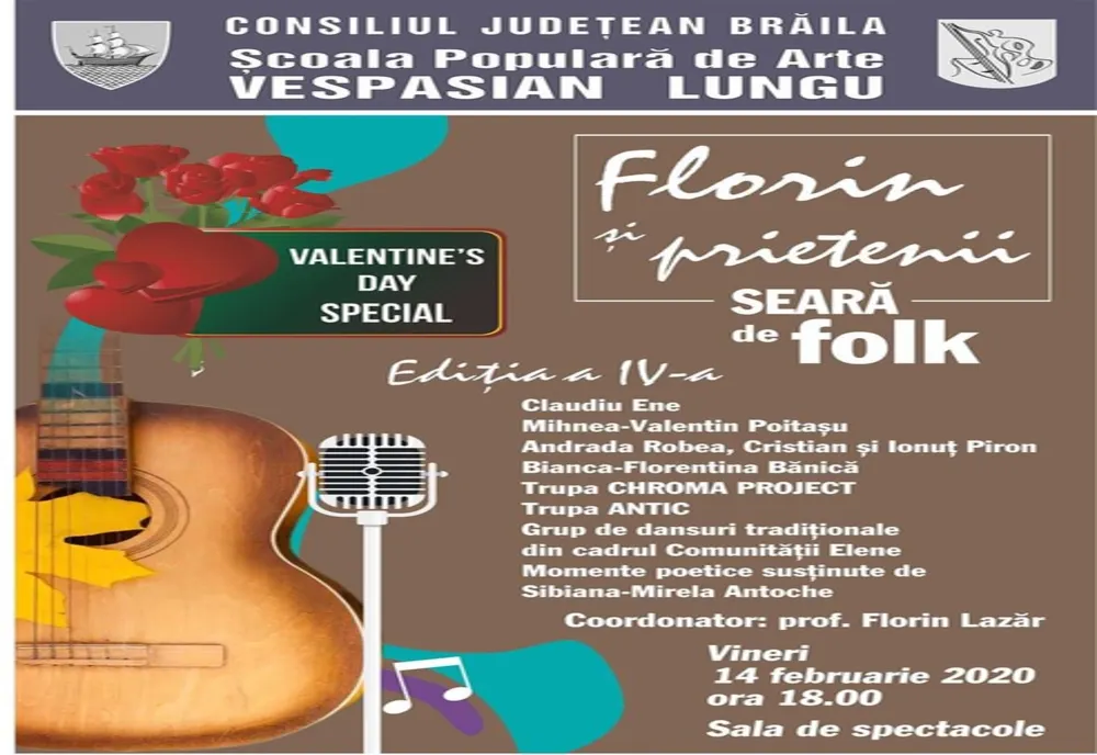 Seară de folk de Valentine’s Day