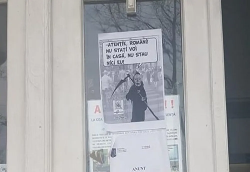 Cu ce mesaj sunt întâmpinați cei care intră în primăria comunei Viziru