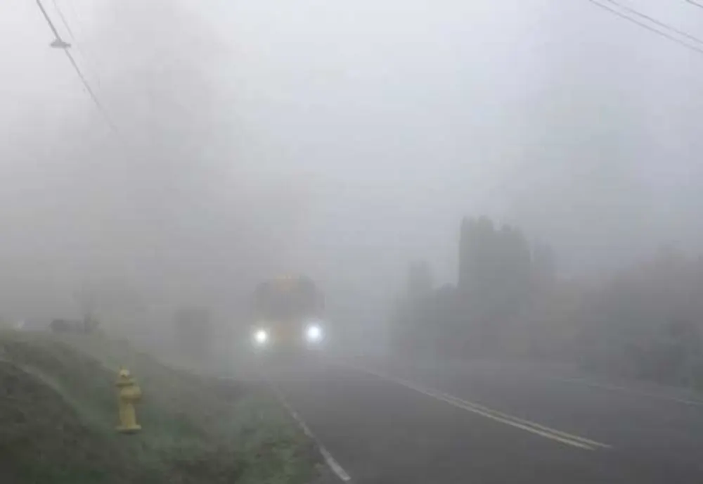 Ceață și ploi în județul Brăila