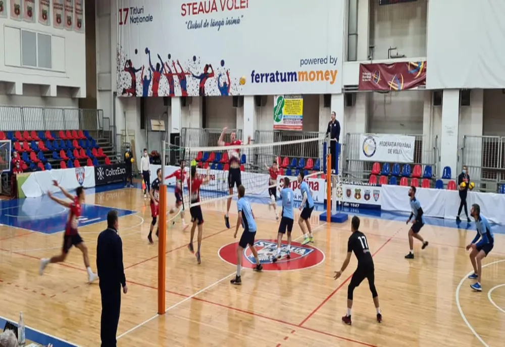 Două victorii pentru ARCADA Galați în al doilea turneu al Diviziei A1 la volei masculin