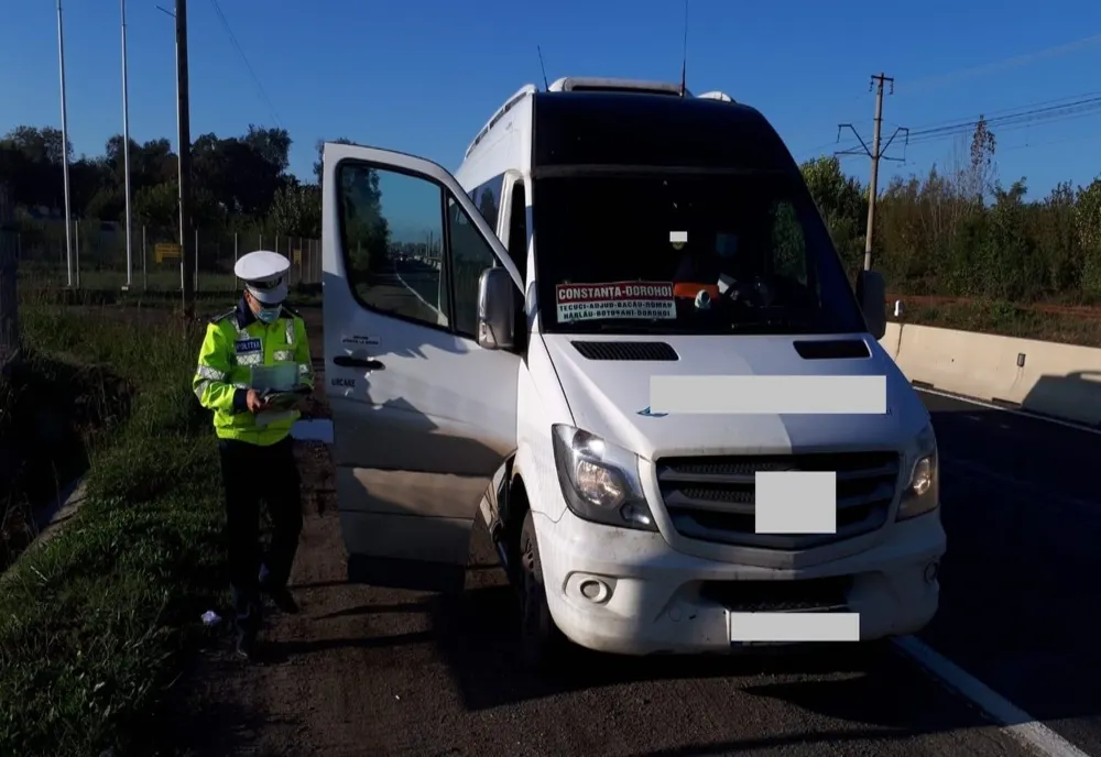 Polițiștii brăileni au verificat 160 mijloace de transport în comun