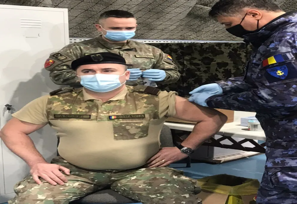 Batalionul 110 Sprijin ,,Mareșal Constantin Prezan” a deschis de astăzi Centrul de vaccinare al Comandamentului Brigăzii 10 Geniu