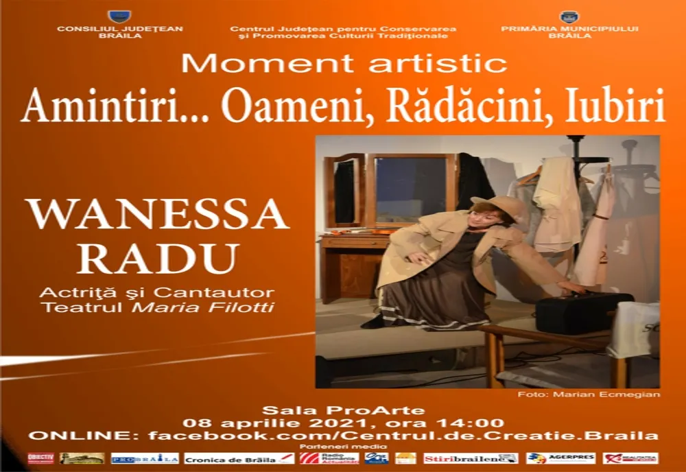 Moment artistic cu Wanessa Radu