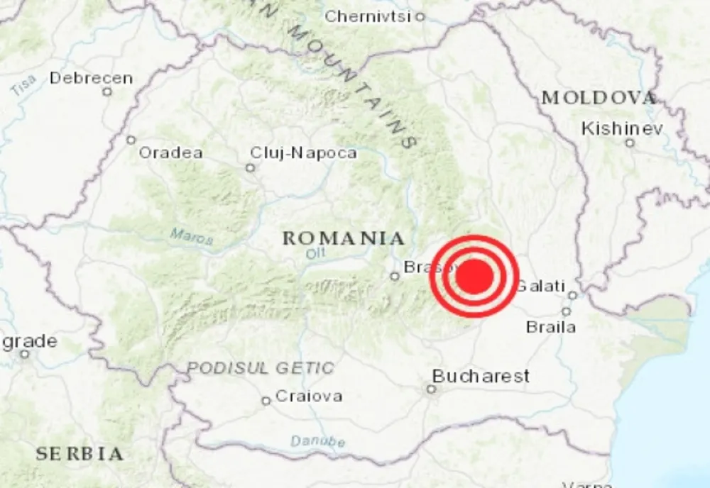 Două cutremure într-un interval de mai puțin de o oră