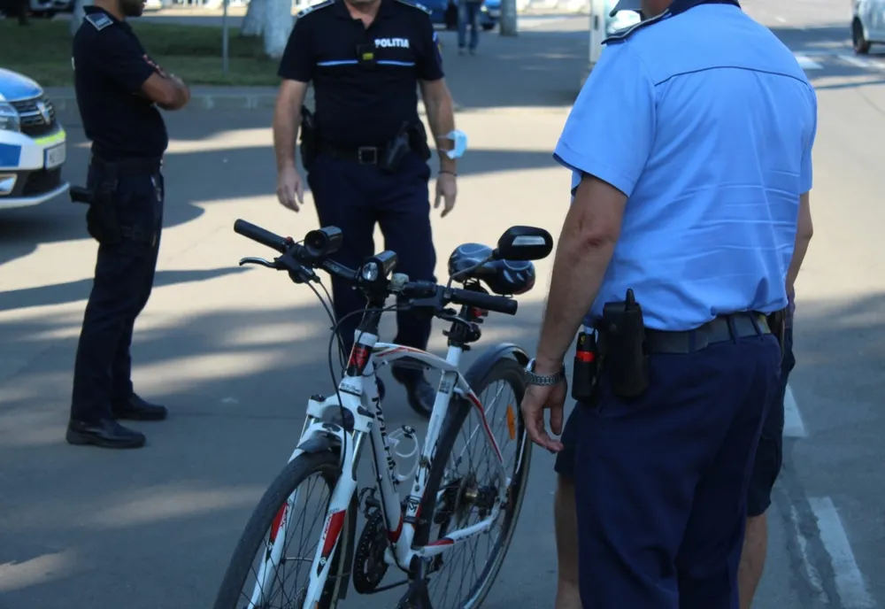 50 de sancțiuni aplicate bicicliștilor în acest weekend