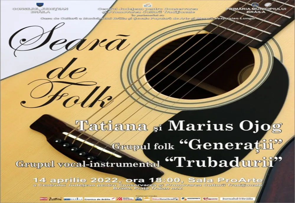 Seară de folk la Centrul de creație Brăila
