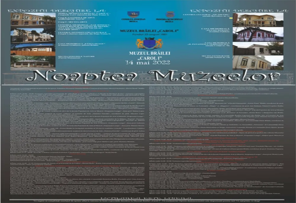 Noaptea muzeelor la Muzeul Brăilei