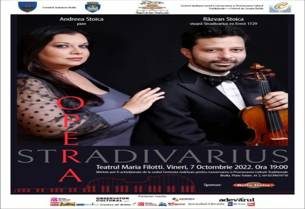 Eveniment cultural de înaltă ținută artistică ”Stradivarius Opera”