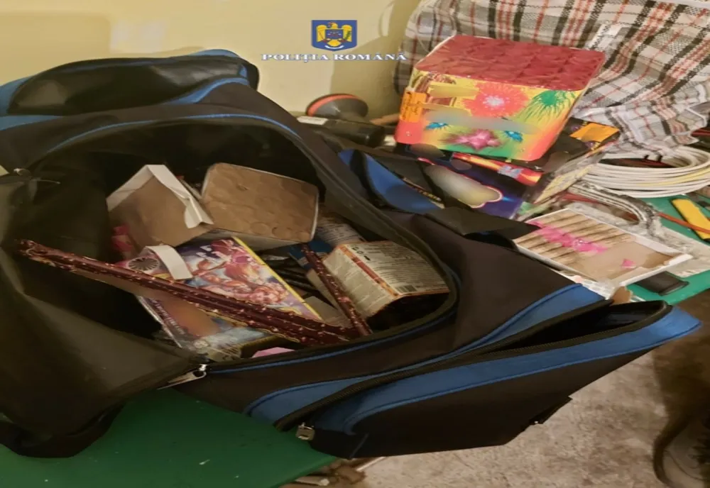 Un brăilean se pregătise cu 5 kg de materiale pirotehnice pentru Revelion, dar l-au depistat polițiștii cu ele în portbagajul mașinii