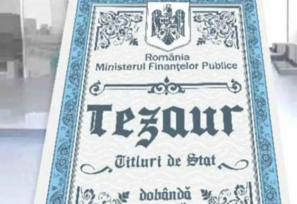 Dobânzi de până la 8% pentru noua emisiune de titluri de stat TEZAUR