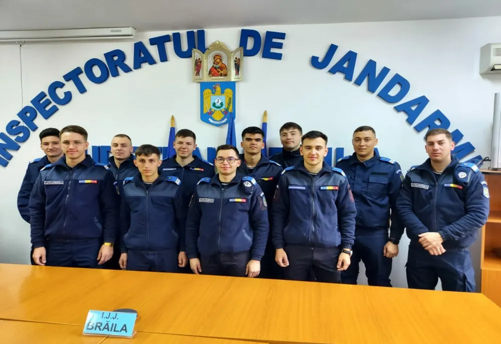 Unsprezece absolvenți ai școlilor militare subofițeri jandarmi au fost încadrați la Inspectoratul de Jandarmi Județean Brăila