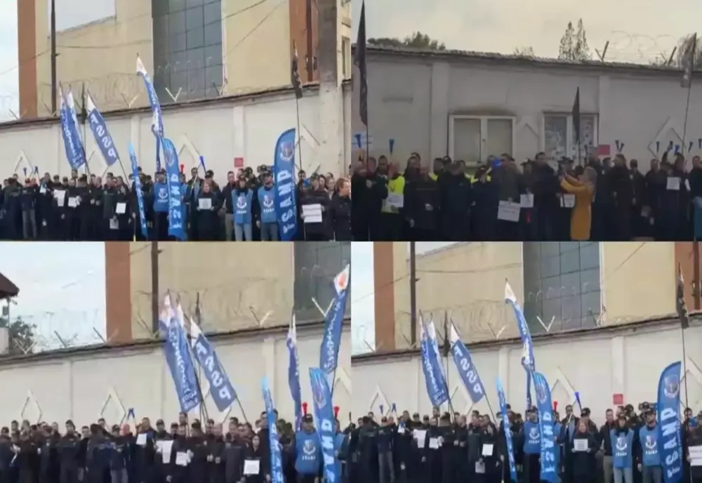 REFORMA LUI BOLOJAN ÎNCHIDE UN PENITENCIAR. PROTEST MASIV AL POLIȚIȘTILOR DIN CRAIOVA