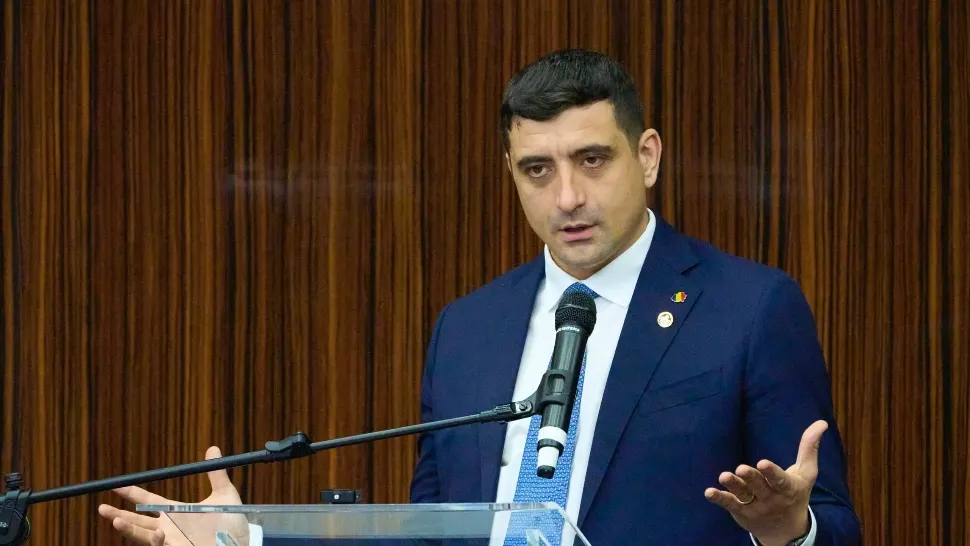 George Simion, mesaj de forță de la tribuna Parlamentului: „Voi, puterea, ați închis Realitatea Plus”