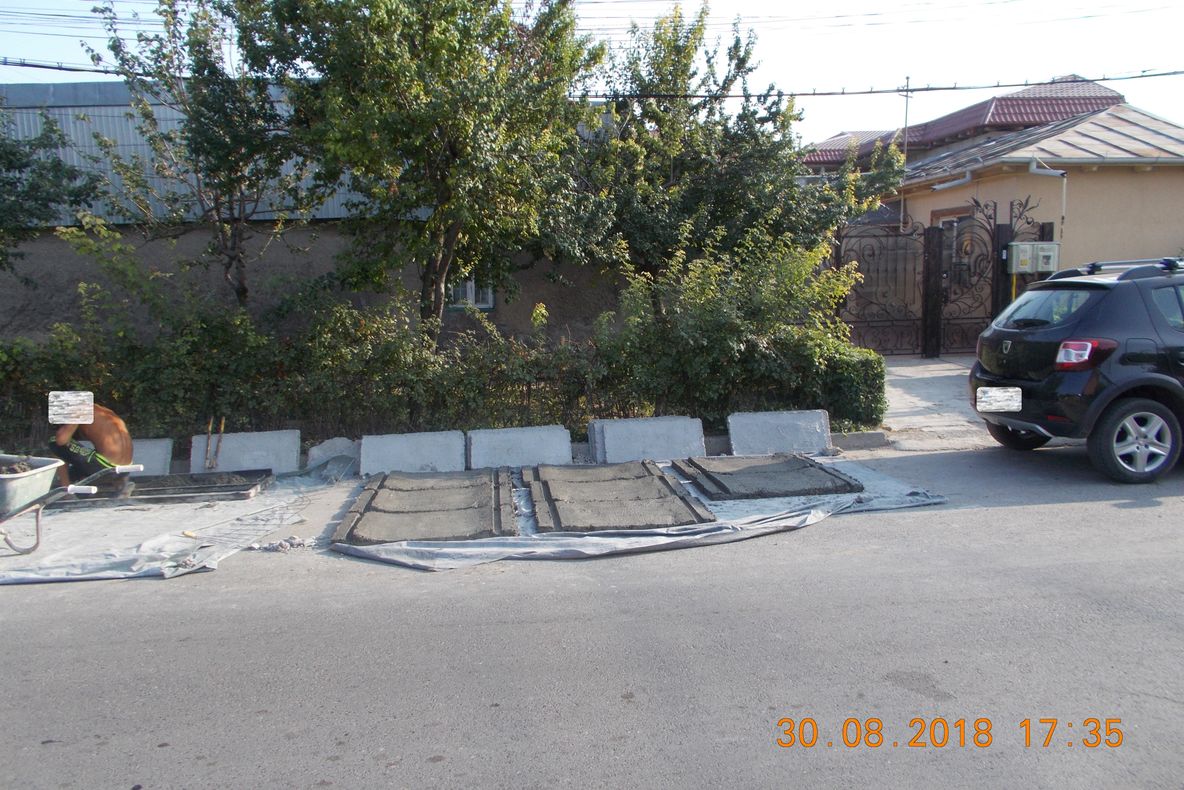 Amendat pentru că executa lucrări de monumente funerare pe domeniul public