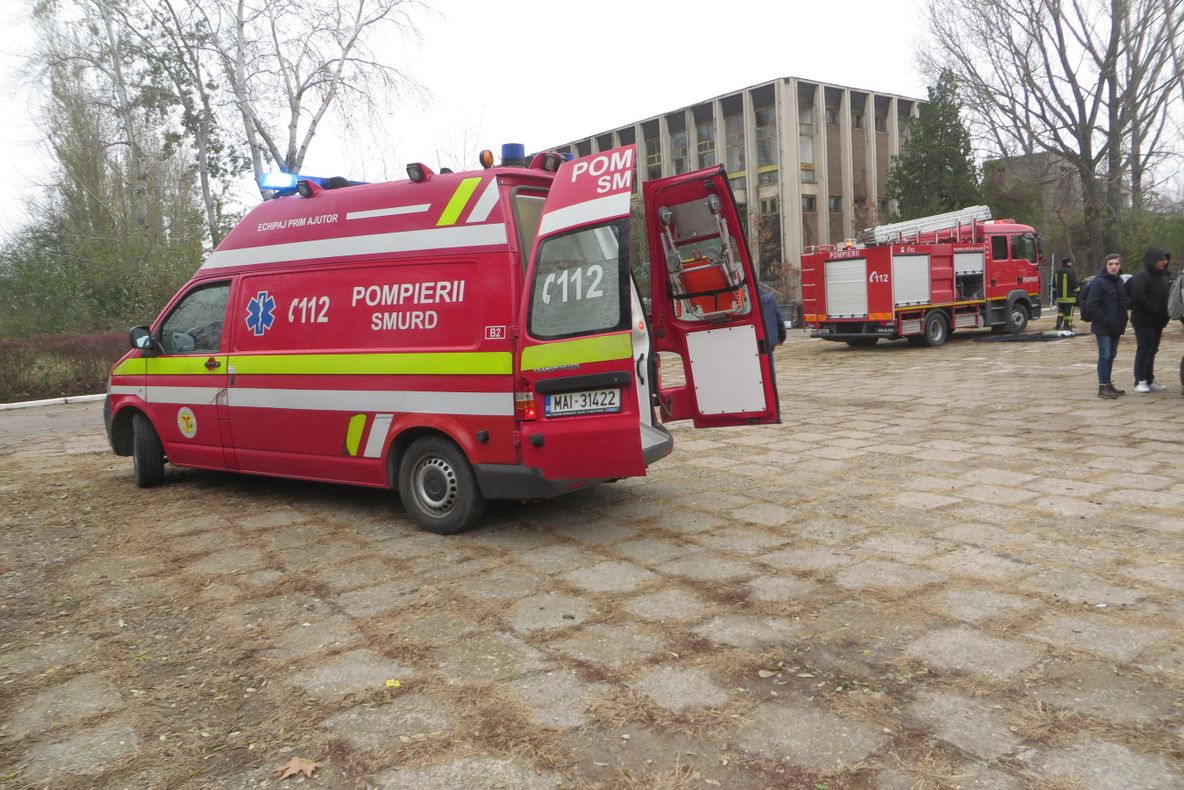 Simularea intervenției în caz de cutremur