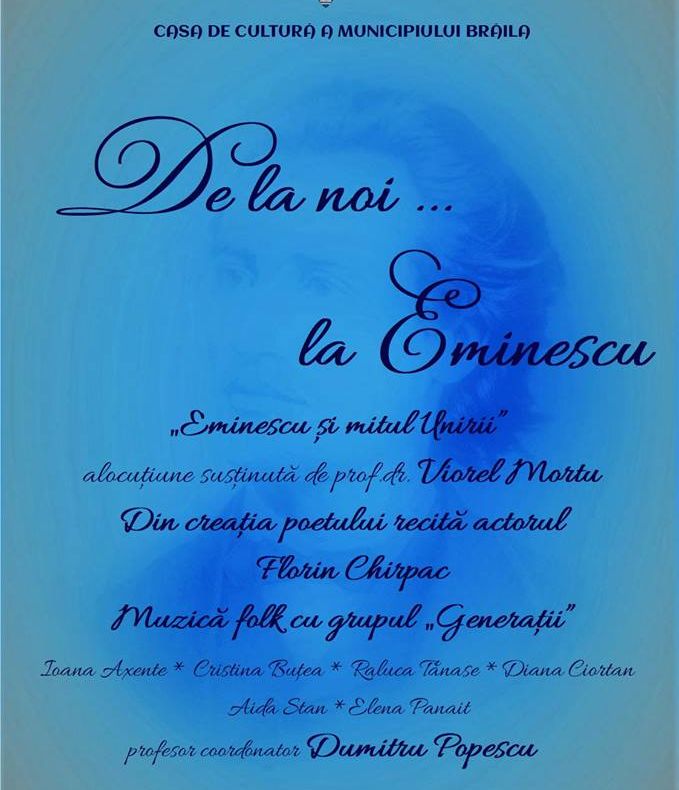 De la noi…la Eminescu