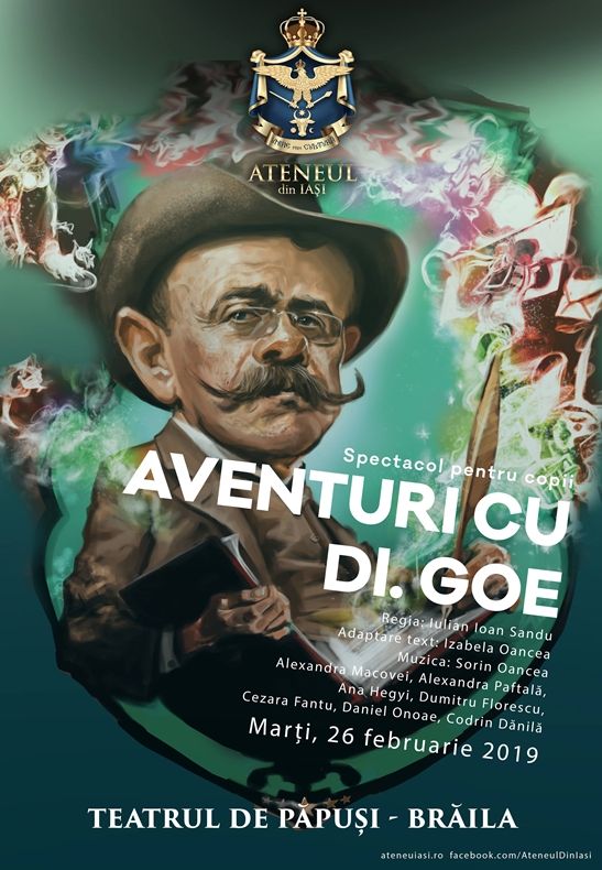 „Aventuri cu dl. Goe” – la Teatrul de Păpuși Cărăbuș