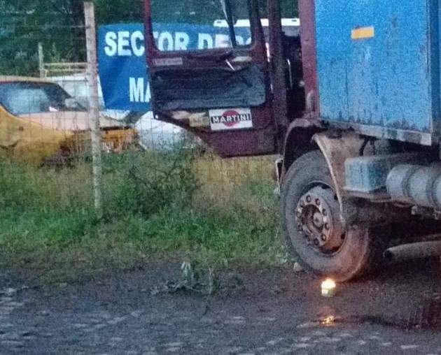 Omorât de mașina pe care lucra