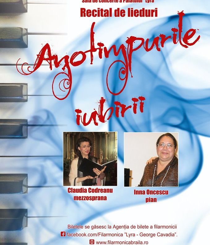 ”Anotimpurile iubirii” - recital de lieduri la Palatul Lyra