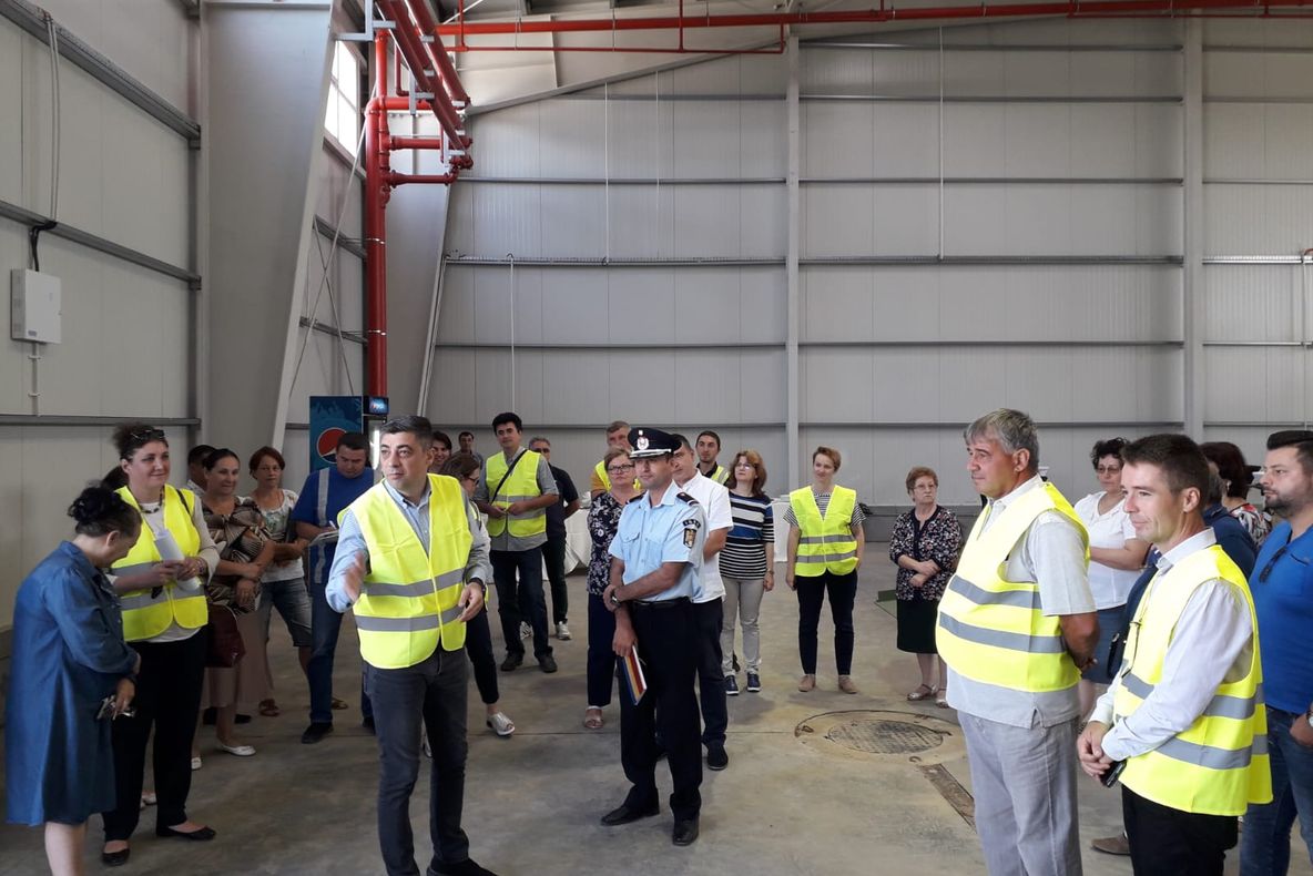 Statia de sortare a deseurilor aproape gata de a fi data in folosinta