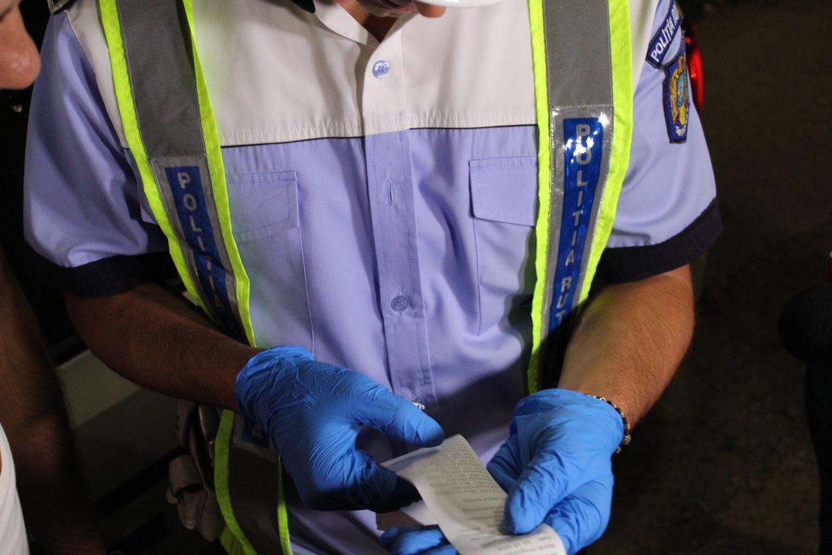 Primul șofer testat cu ”Drug Test” la Brăila, suspect că ar fi consumat Opium și Ketamină