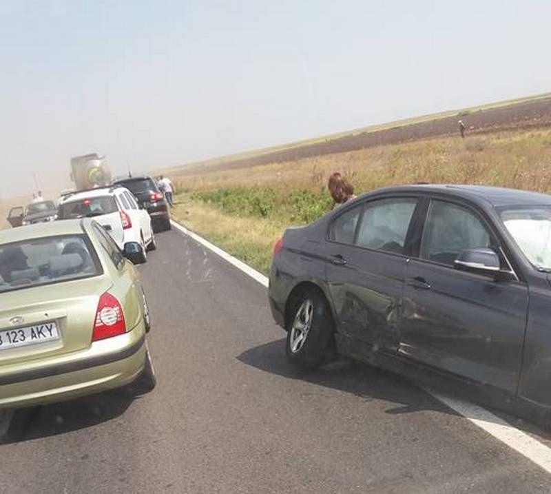 Cinci persoane din Iași accidentate în județul Brăila