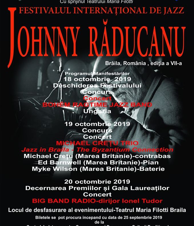 Au fost stabiliți concurenții la Festivalul Internaţional de Jazz Johnny Răducanu