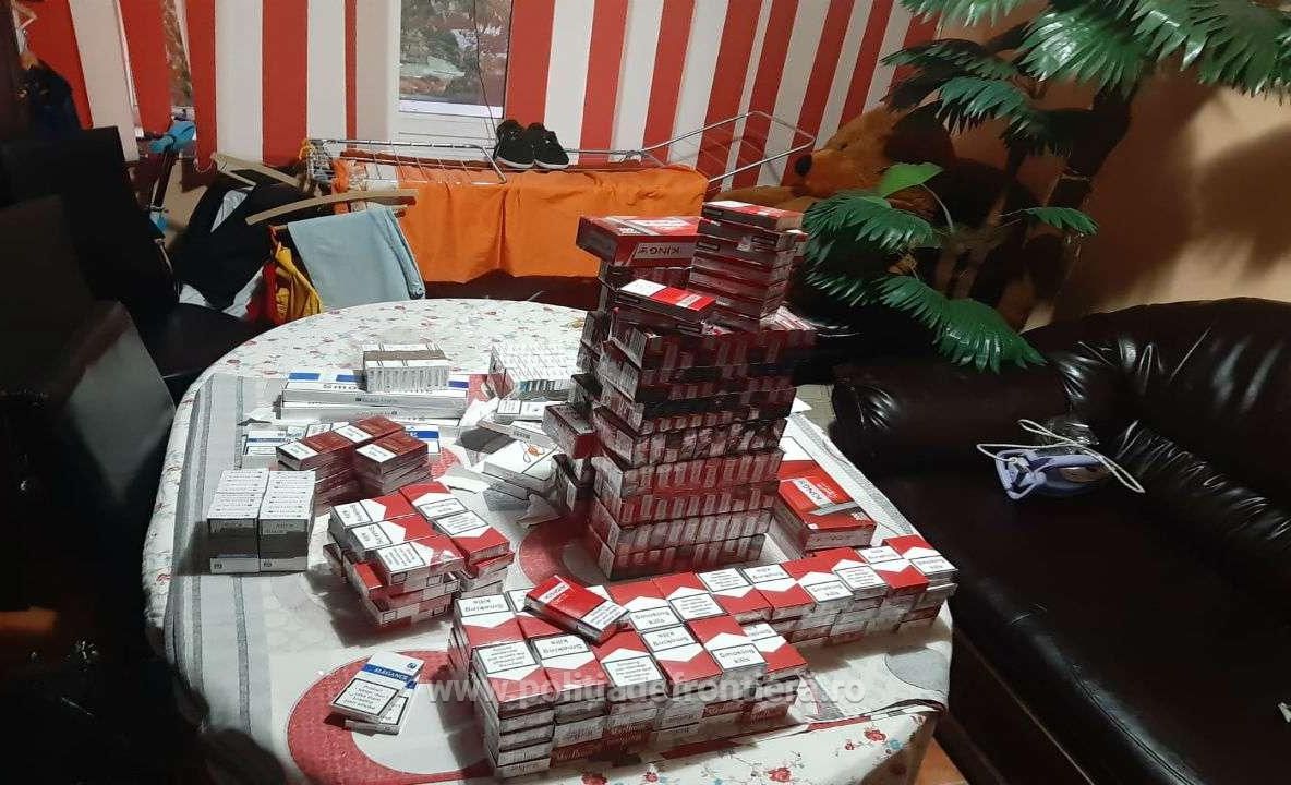 Percheziţie domiciliară la Brăila în urma căreia au fost depistate ţigarete de contrabandă în valoare de aproximativ 6.000 de lei