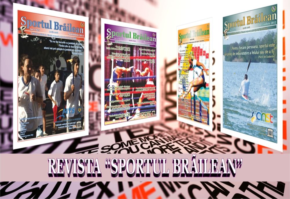 Pe 17 decembrie va fi lansat numărul 11 al revistei anuale ”Sportul Brăilean”