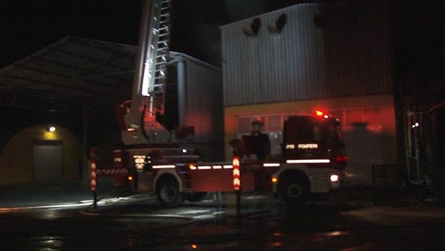 Incendiu la un uscător de cereale din Brăila