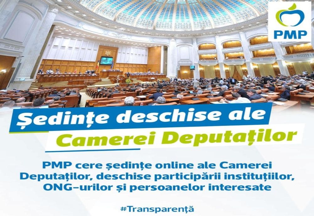 PMP cere ședințe online deschise participării instituțiilor, ONG-urilor și persoanelor interesate