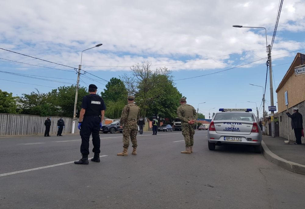 Video:Polițiștii în stradă pentru limitarea deplasărilor