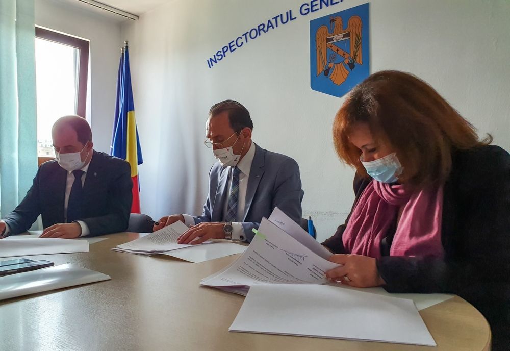 Document semnat între Inspectoratul General pentru Imigrări și Organizațiile Internaționale UNHCR ȘI OIM