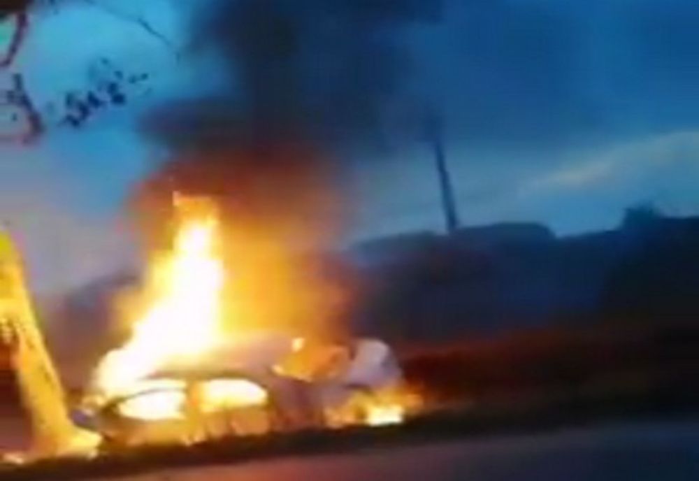 Mașina poliției implicată aseară în accidentul de la Șuțești era produsă în anul 2018