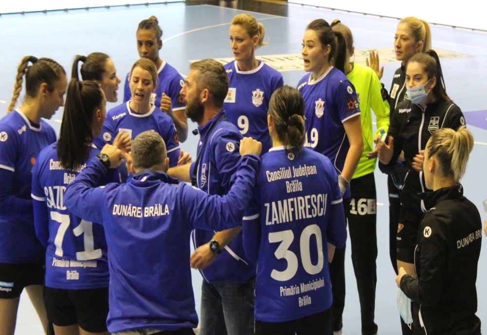 Victorie la două goluri pentru HC Dunărea Brăila la debutul în grupele EHF European League