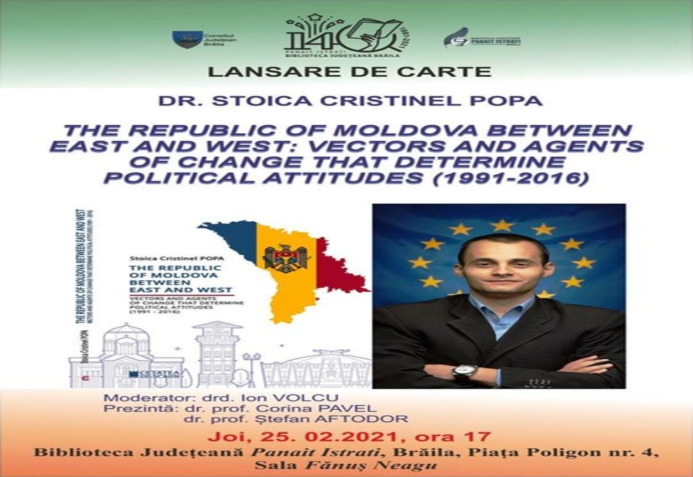 O nouă lansare de carte la Biblioteca Județeană ”Panait Istrati”