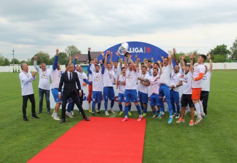 FOTO: Dacia Unirea Brăila a promovat în Liga a 2-a