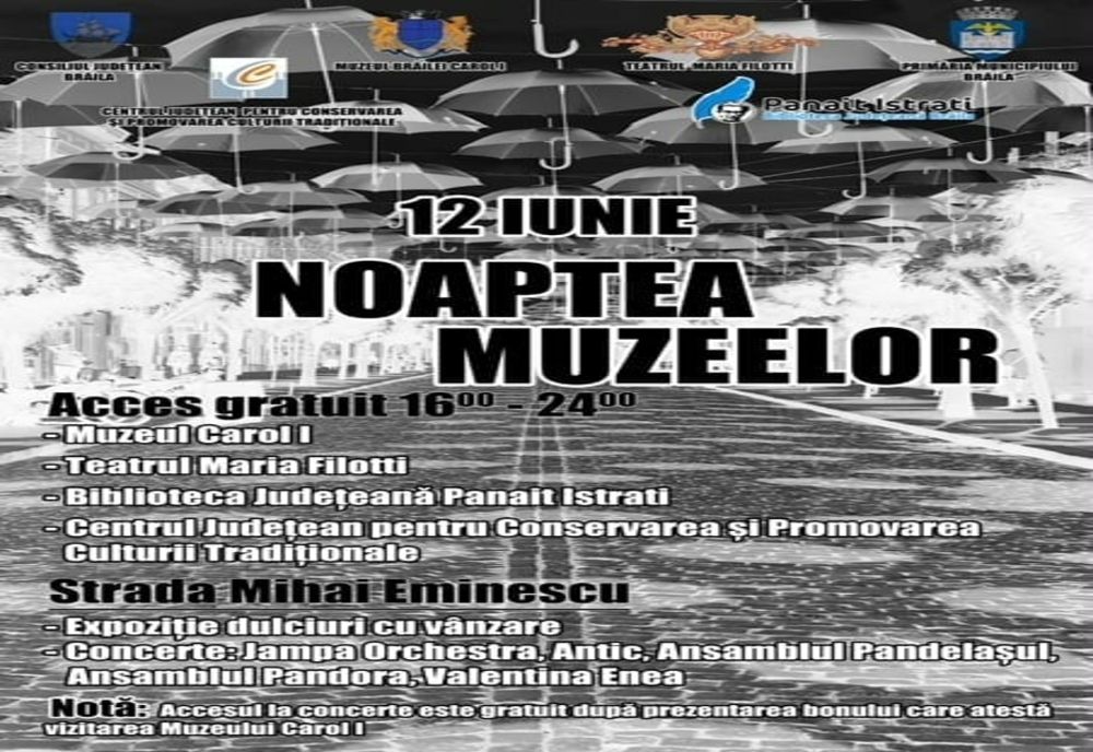 Spectacol oferit de Primărie pentru cei care vor participa la Noaptea Muzeelor