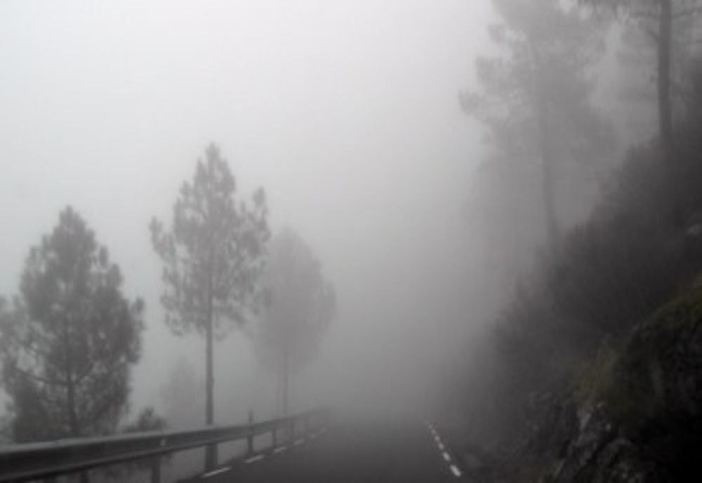 Ceața reduce vizibilitatea în trafic. Unde se întâmplă