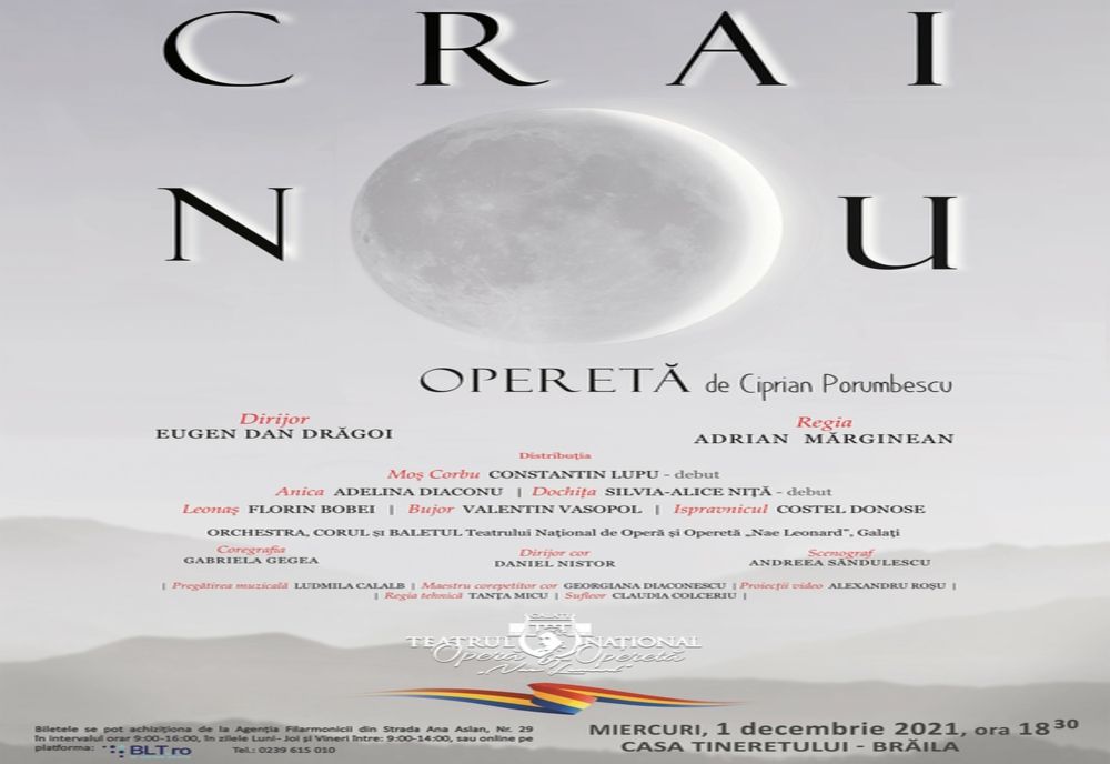 Premieră artistică de Ziua Națională a României, pe scena Casei Tineretului Brăila