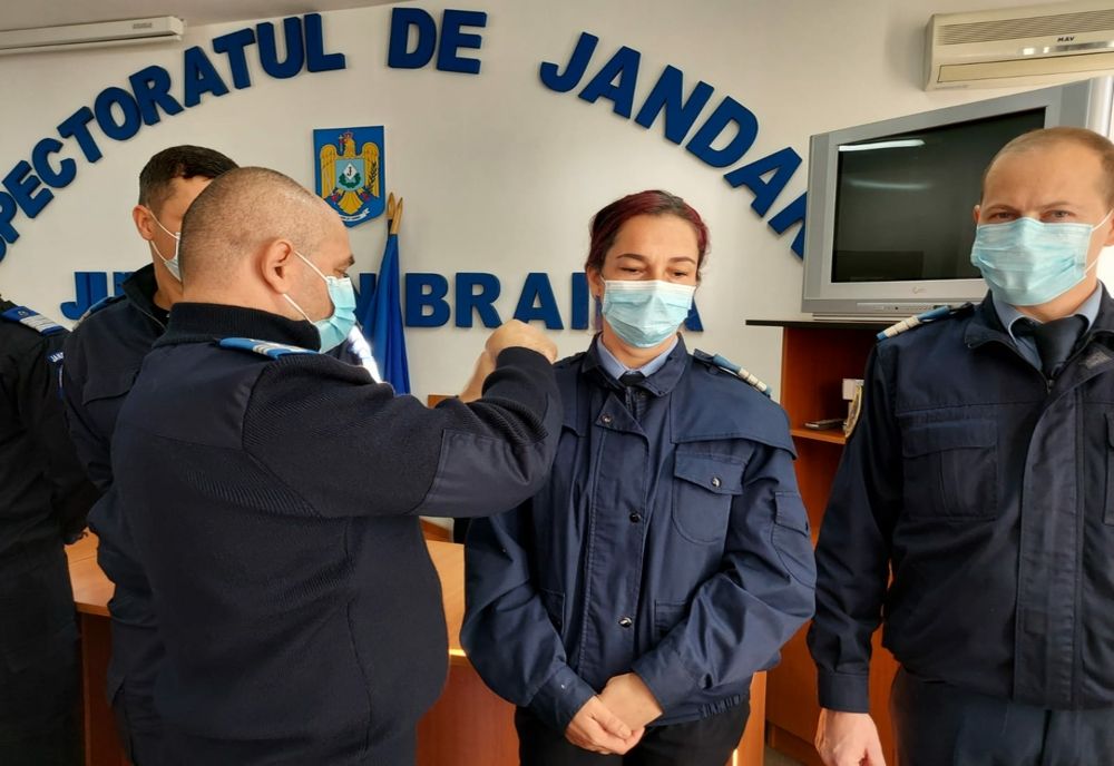 Avansări în grad de Ziua Națională, la Jandarmeria Brăila