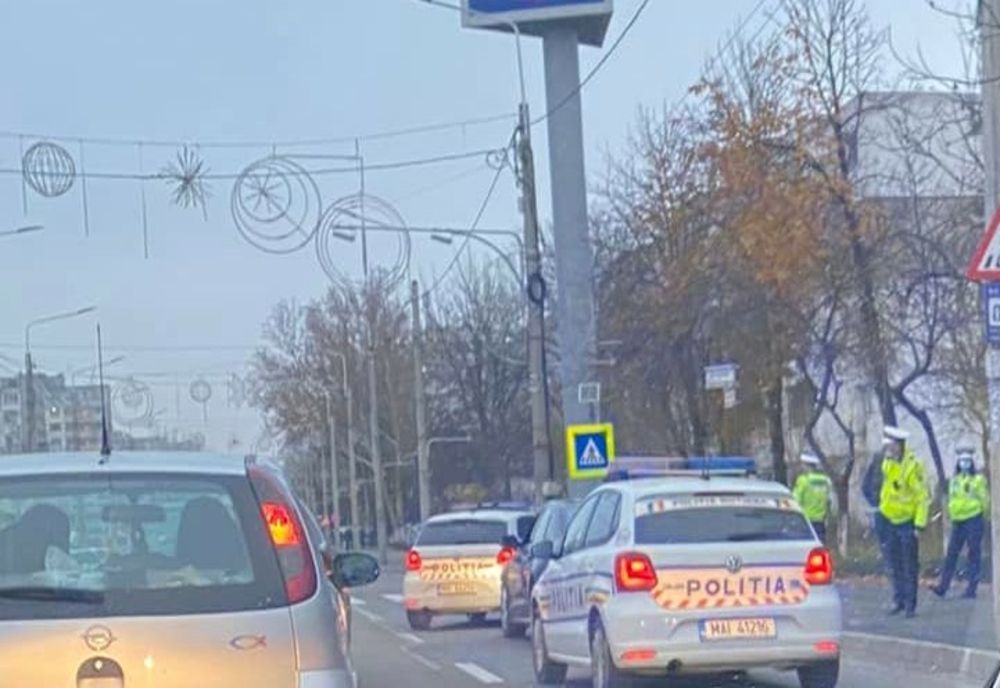 Accident în lanț cu o persoană rănită