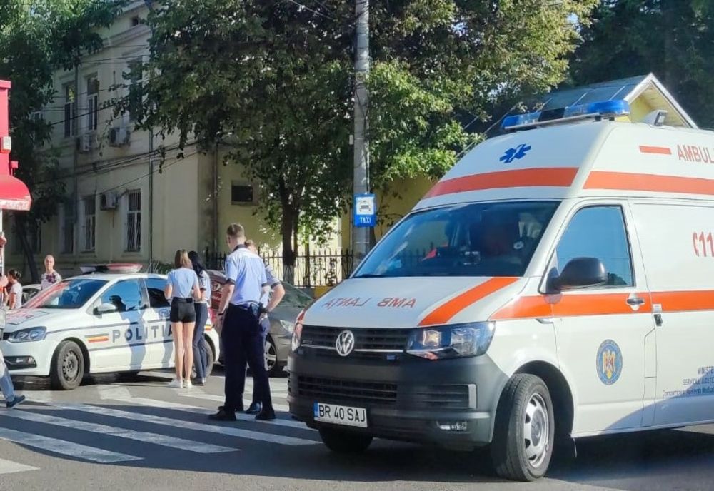 Tamponare pe Calea Călărașilor din municipiul Brăila