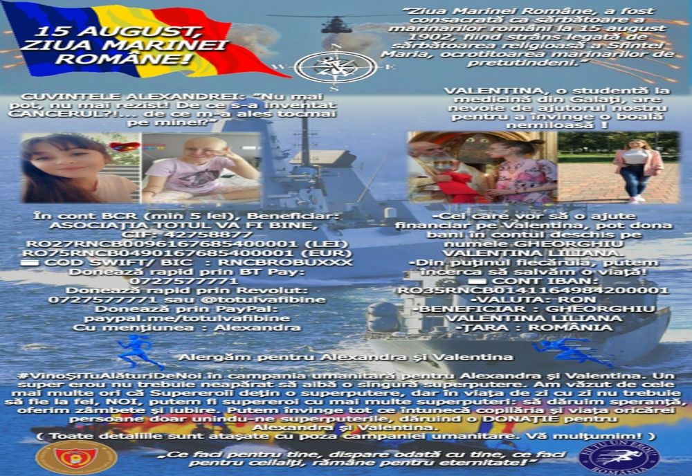 Cobzaru și Mazâlu aleargă astăzi pentru Alexandra și Valentina